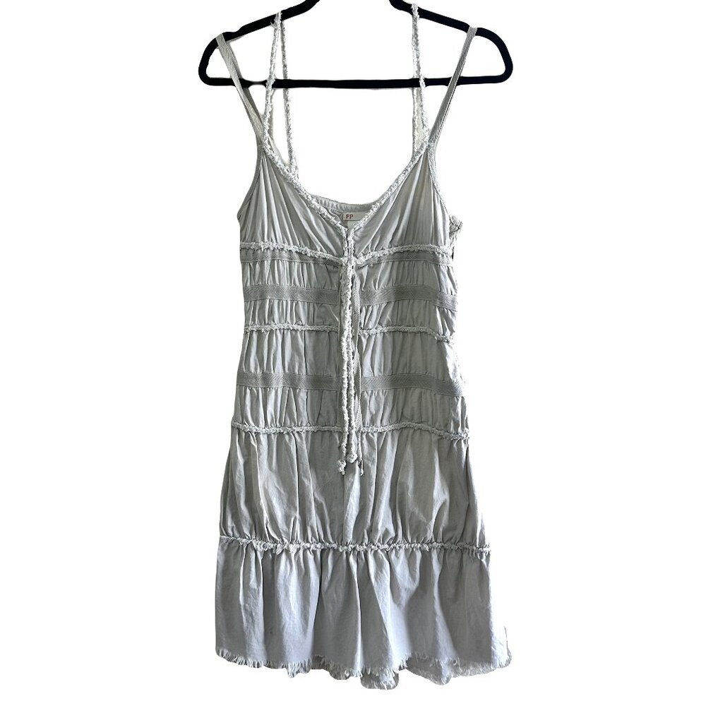 Free People Gray Mini Dress